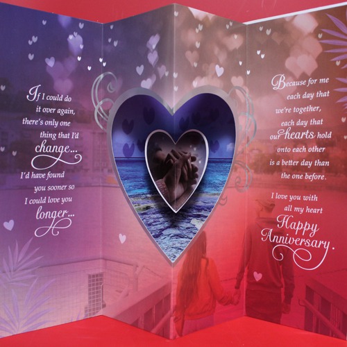 On Our Anniversary With All My Love | Anniversary Greeting Card