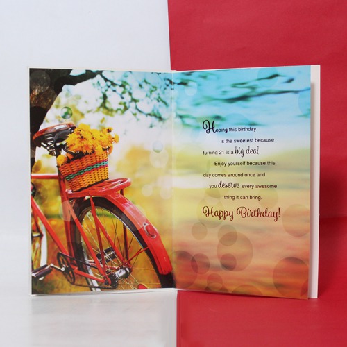 Birthday Wishes As Your Turn 21th| Birthday Greeting Card