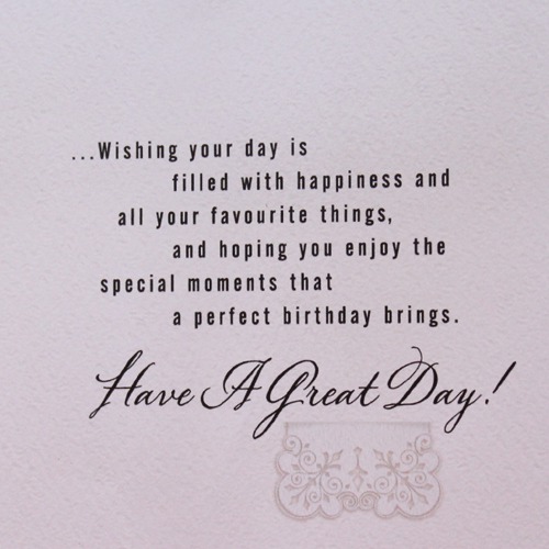 It's your Birthday It's Your Day To Feel Special | Birthday Greeting Card