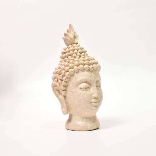 White Buddha Face Small Statue | Gautam Buddha Idol Statue for Home | living room | study room | Gifting items Decorative Showpiece