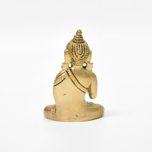 Small Size Gautama Buddha Seated Murti | Gautam buddha Laughing Buddha ,Idol Lord Gautam Buddha Handicraft Statue Decorative