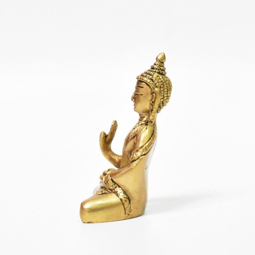 Small Size Gautama Buddha Seated Murti | Gautam buddha Laughing Buddha ,Idol Lord Gautam Buddha Handicraft Statue Decorative