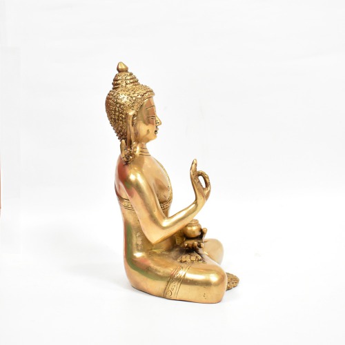 Lord Buddha Statue In Blessing Posture Sitting Idol Decorative Showpiece | Spirituals | Gautam Buddha | Buddha | Home decor