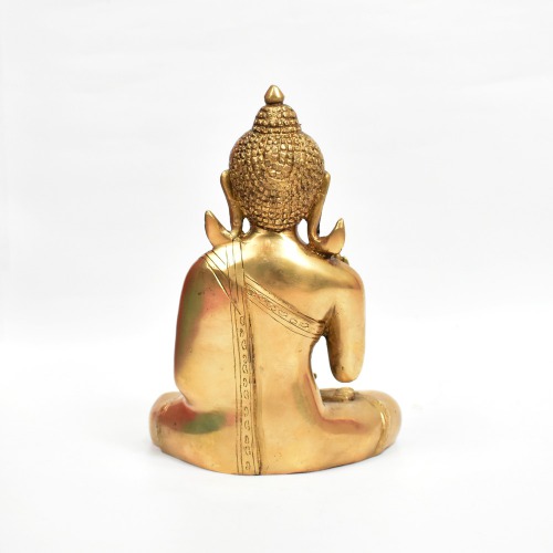 Lord Buddha Statue In Blessing Posture Sitting Idol Decorative Showpiece | Spirituals | Gautam Buddha | Buddha | Home decor