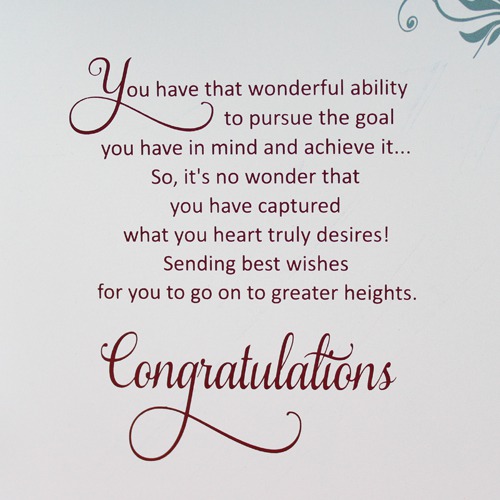 Congratulation On Your Success |Congratulation Greeting Card