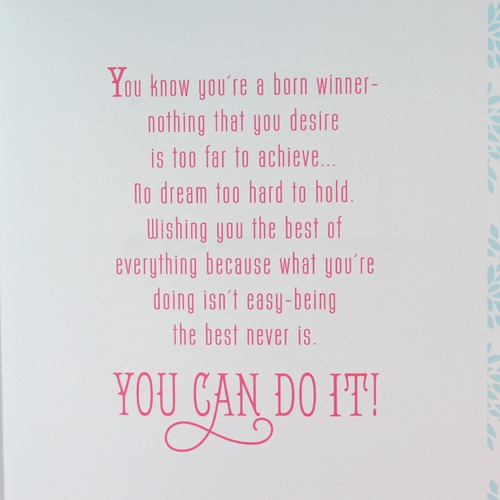 Good Luck May You Sparkle And Succeed in Everything You Do| Best Wishes Greeting Card