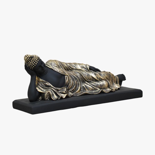 Black Antique Lord Buddha Idol God Gautama Buddha Statue Feng Shui | Sleeping Position In Gautama Buddha