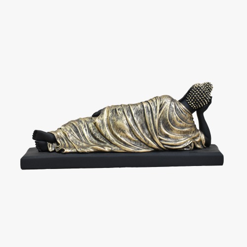 Black Antique Lord Buddha Idol God Gautama Buddha Statue Feng Shui | Sleeping Position In Gautama Buddha