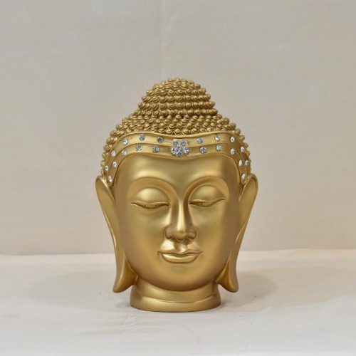 Decorative Buddha Face Statue Showpiece | Entique Lord Buddha Set Handicraft Idol God Gautama Buddha Statue