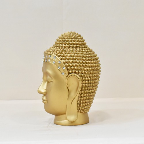 Decorative Buddha Face Statue Showpiece | Entique Lord Buddha Set Handicraft Idol God Gautama Buddha Statue