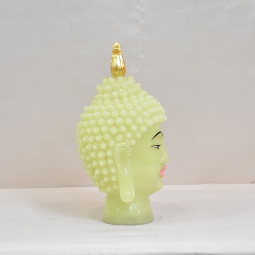 Small Face Buddha Handicraft Idol God Gautam Buddh Statue, Feng Shui Decorative Spiritual Puja Vastu Showpiece Figurine