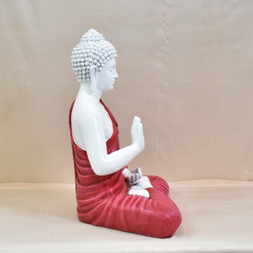 Two Colour Buddha Murti Religious Idol of Lord Gautam Buddha Statue Big Size Idols Decorative Showpiece