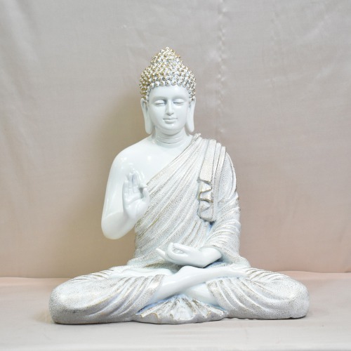 Two Colour Buddha Murti Religious Idol of Lord Gautam Buddha Statue Big Size Idols Decorative Showpiece