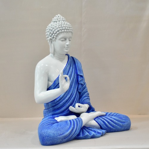 Two Colour Buddha Murti Religious Idol of Lord Gautam Buddha Statue Big Size Idols Decorative Showpiece