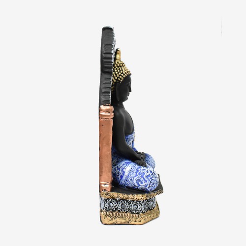 Blue Colour Buddha Statue In Meditating Position Statue | Spirituals | Gautam Buddha | Buddha | Home decor