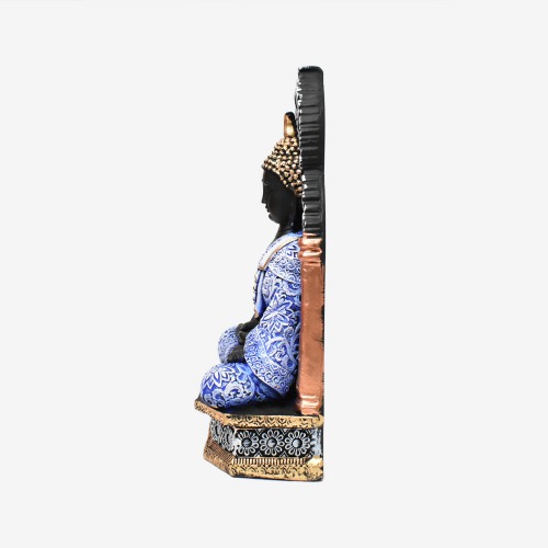 Blue Colour Buddha Statue In Meditating Position Statue | Spirituals | Gautam Buddha | Buddha | Home decor