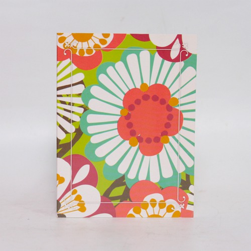 Flower Printed Note Cards | 6 Different Card Set