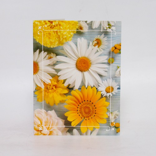 Flower Printed Note Cards | 6 Different Card Set