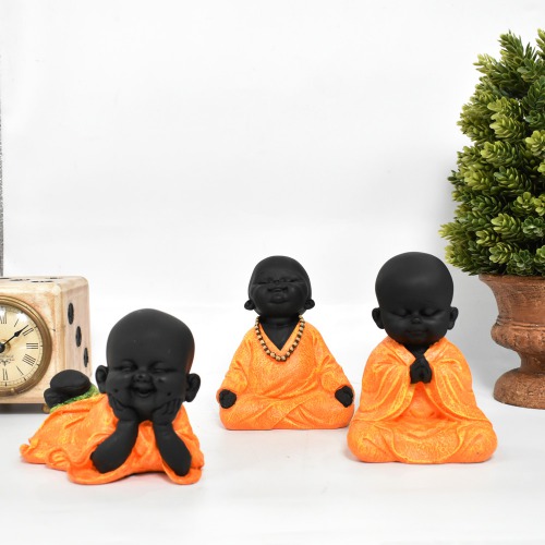 Monk Buddha Figurine | Buddha Statue Monk| Figurine Home Decorative