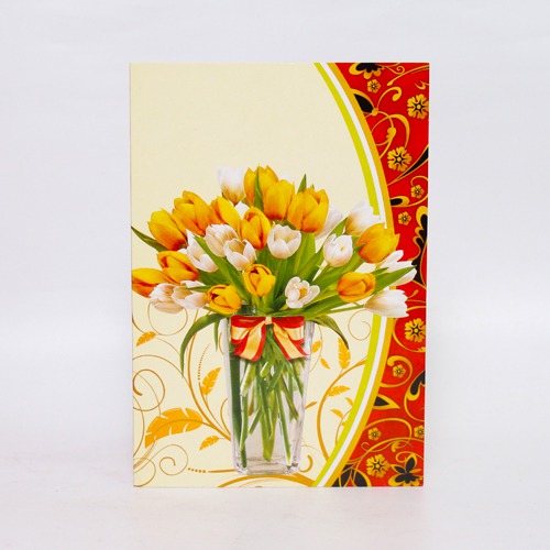 Flower Blank Note Card For All Occasions( Set of 10 Card)