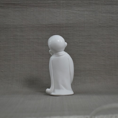 White Monk Namaste Statue Little Monk Buddha | Buddha showpieces | Monk Showpiece