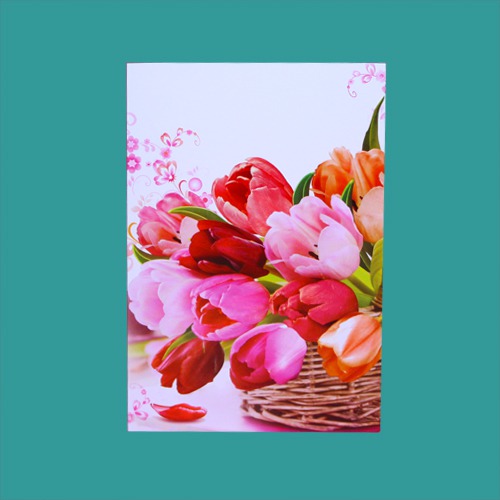 5 Unique Floral Note Card( Set of 5 Card )