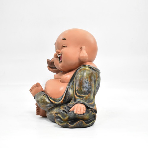 Laughing Little Monk Buddha Set Of 3 Statue | Buddha Statue Monk| Figurine Home Decorative Showpiece