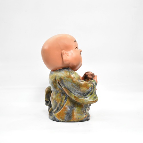 Little Laughing Monk Statue | Buddha Statue Monk| Figurine Home Decorative Showpiece