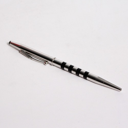 Cross Classic Executive Companion Black Barrel with Silver Stripes Pen