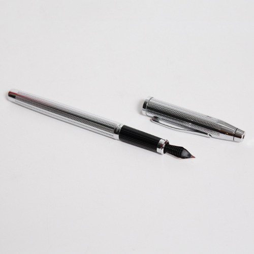 Classic Century Brushed Chrome Rollerball Pen