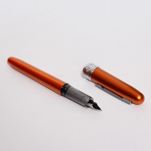 Platinum Fountain Pen, Plaisir Medium Nib, Orange