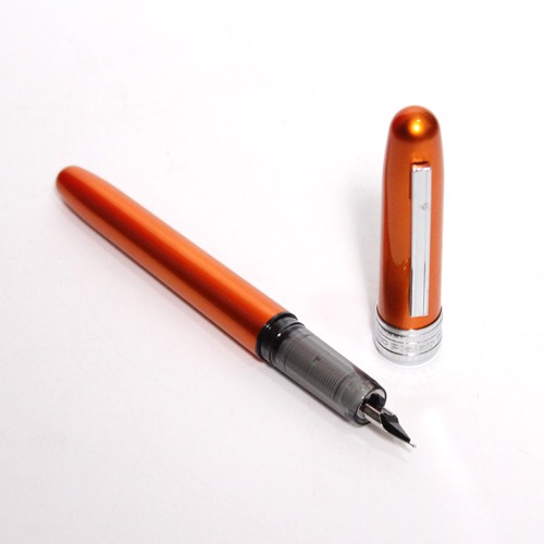 Platinum Fountain Pen, Plaisir Medium Nib, Orange