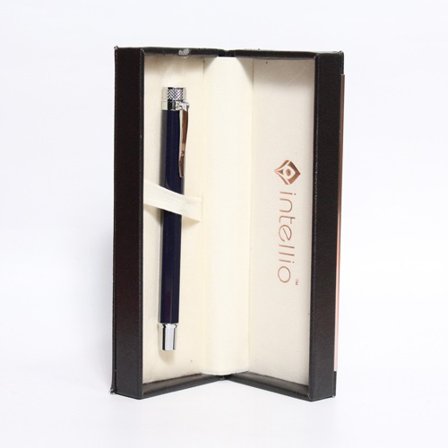 Intellio's Jewel Blue & Chrome Pen