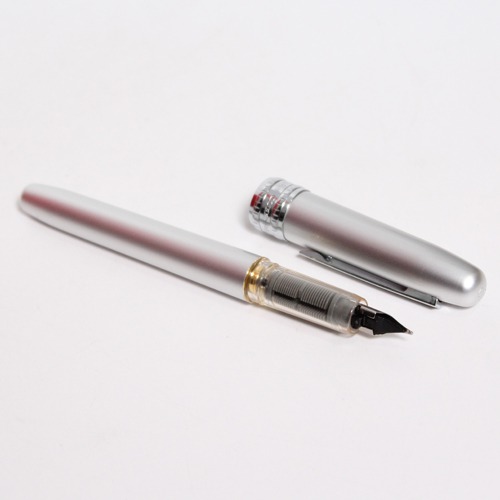 Platinum Fountain Pen, Plaisir Medium Nib, Ice White