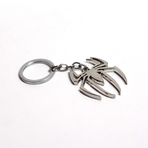 Super Hero Metal Keychain for Boys, Metal Keychains, Spiderman Logo Metal Key Rings