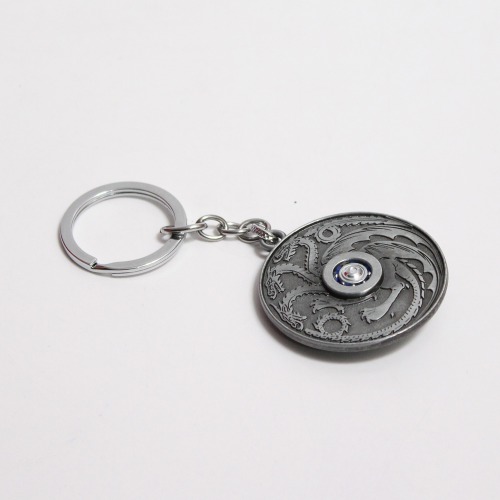 Game Of Thrones Targaryen 3 Headed Dragon Keychain