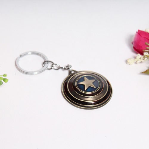 Marvel Captain America Metal Keychain