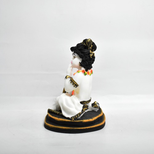 Bal Krishna With Makhan Murti | Showpiece Figurines| Religious Idol | Gift Article | Decor Your Home