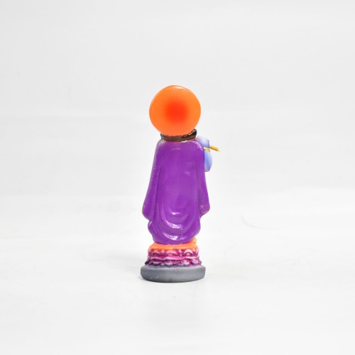 Purple Shal Small Krishna Murti | Multi colour-Idol for Temple Decor |Decor Your Home