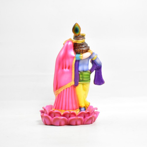 Radha Krishna Standing In Lotus Statue | Krishna Murti Statue Radha Krishna Love Couple Statue Idol