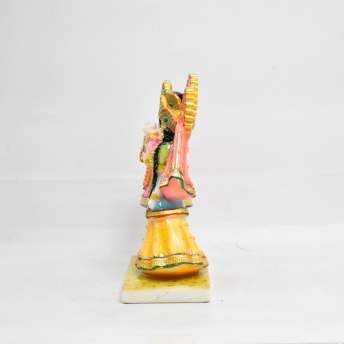 Escon Radha- Krishna Multi colour Murti | Krishna Murti Statue Radha Krishna Love Couple Statue Idol