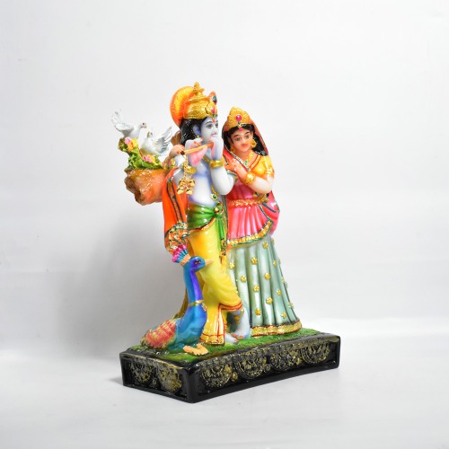 Radha Krishna Murti With Peacock And Birds | Decor Your Home | Office And Gift Your Relatives