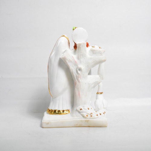 White Colour Radha Krishna Murti | Radha Krishna Idol Statue Showpiece Murti for Home |Decor Your Home