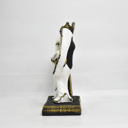 White Colour With Black Shed Radha Krishna Murti | Krishna Murti Statue Radha Krishna Love Couple Statue Idol