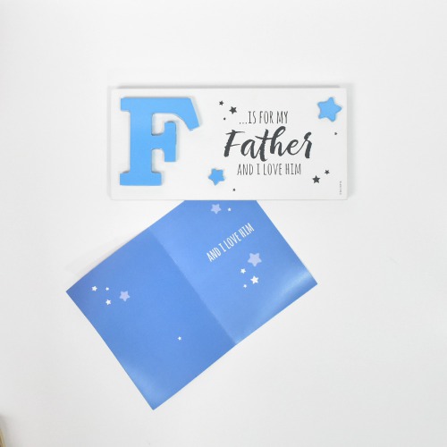 Quotation Frame F is for my Father With Greeting  | Father's Day