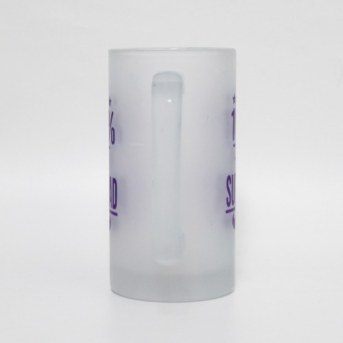 100% Pure Super Dad Beer Mug For Father's Day