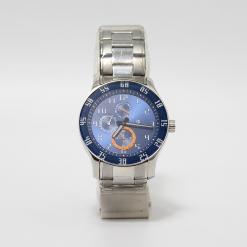 Titan Blue Dial Silver Stainless Steal Strap Watch | Watch for Men & Boys | Wrist Watches Metal for Men