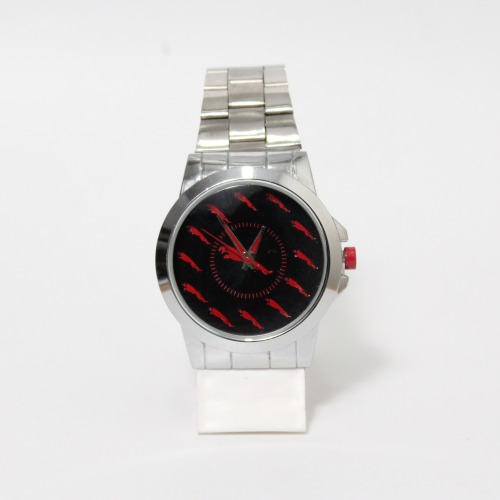 Tiger Design Silver Belt Stainless Steel Strap Watch | Watch for Men & Boys | Wrist Watches Metal for Men