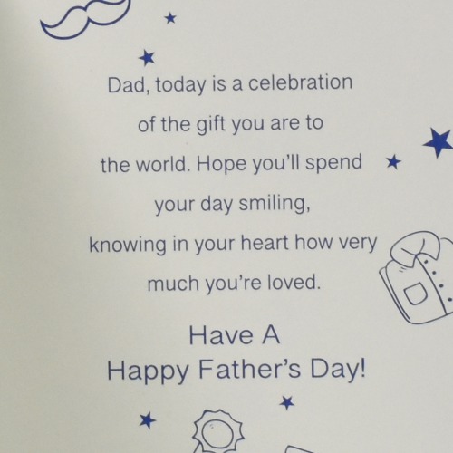 Fun Brave Patient Hero Wise Caring | Father's Day Greeting Card