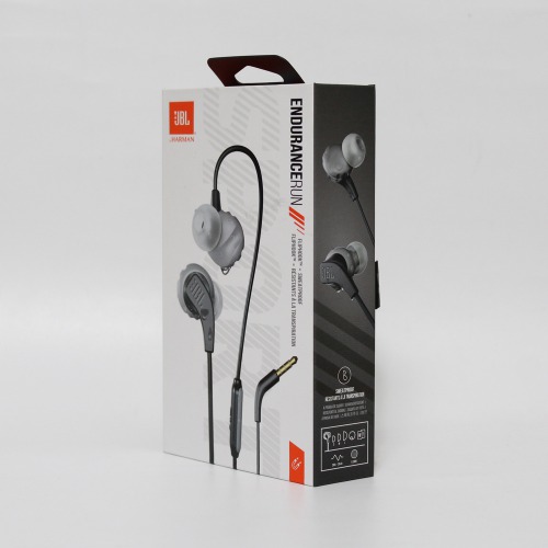 JBL Endurance Run Sweat-Proof Sports in-Ear Headphones with One-Button Remote and Microphone (Black)